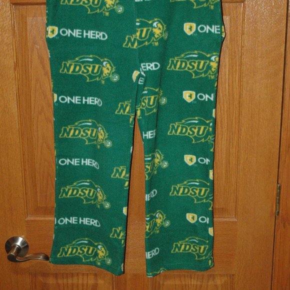 NDSU Bison Unisex Youth XL Grandma Pants Fleece Sleep Pants Lounge Pants - Picture 3 of 4